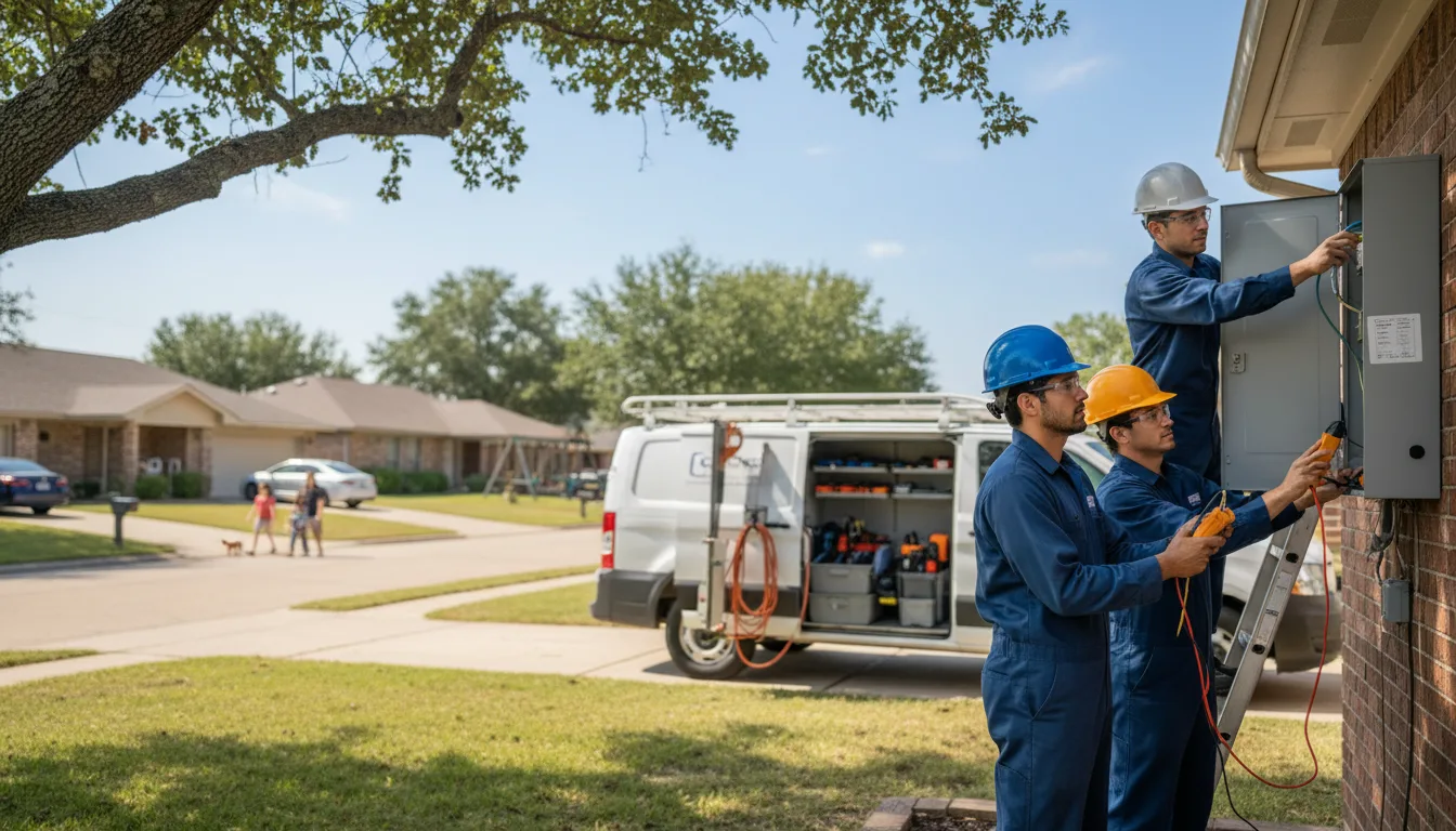 Certified electrician providing emergency electrical services in Lehman, PA